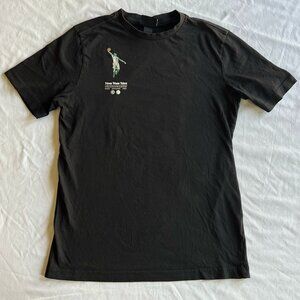 H&M Black "Never Waste Talent" Basketball Regular Fit Graphic Tee - Men's XS